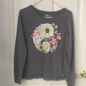 Justice girls sweatshirt. Size 16